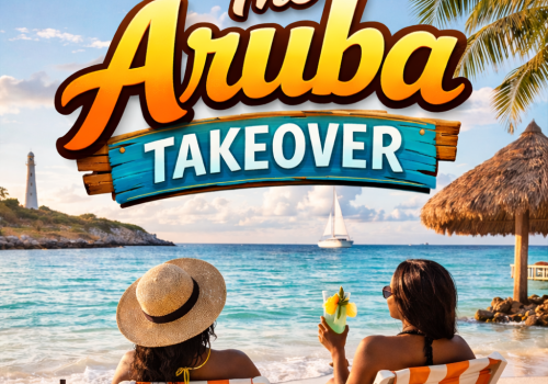 Tropical relaxation on Aruba beach